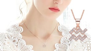 Birthday Gift: Zodiac Sign Pendant & Chain. WickedYo.